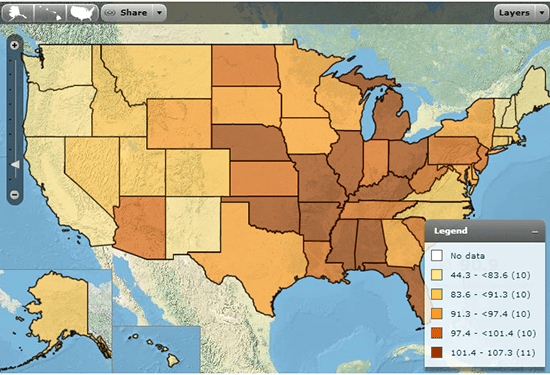 How To Create A Geographical Heat Map HealthDataViz